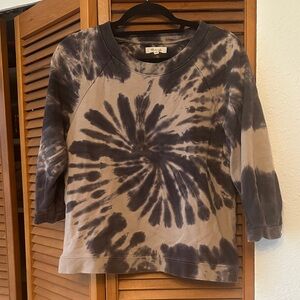 Madewell Tie-Dye 3/4 Sleeve Crewneck